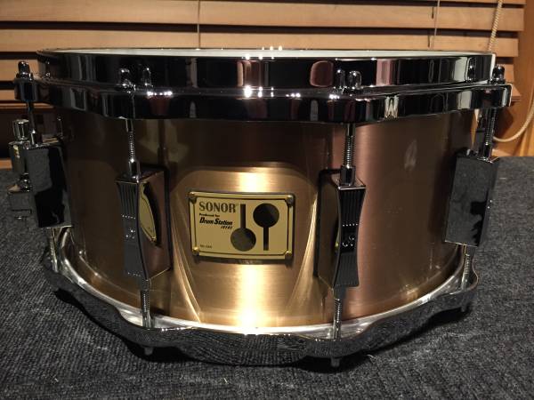 SONORソナーベルブロンズスネア激レア希少！Pearl，Tama，Yamaha
