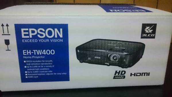 Epson EH-TW400 プロジェクター本体 使用時間短 Epson EH-TW400