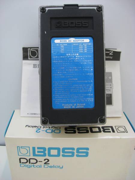 値下げ❗️箱付美品！BOSS デジタルディレイ DD-2！ b 中古 BOSS デジタルディレイ DD-2 箱・取説付き 日本製 中古BOSS