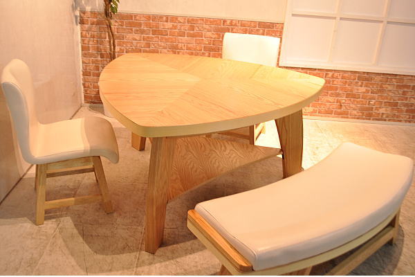 FX9N20*オーク材ダイニングテーブル4点セット1円outlet家具北欧