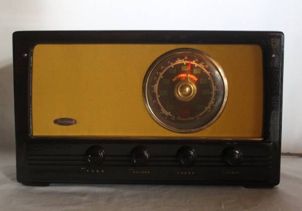 昭和の名品■ナショナルST管【QA-300】5球眞空管ラジオ■整備品