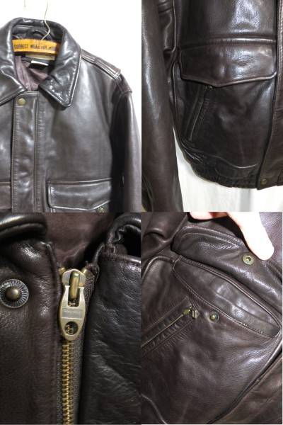 BANANA REPUBLIC☆レザージャケット☆A2タイプ☆本革☆36☆A6☆ は