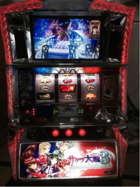 ☆パチスロ サクラ大戦3 コイン不要機付き☆