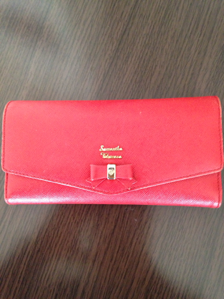 《良品》　サマンサタバサ　長財布　赤