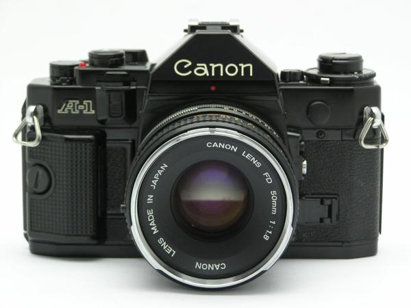 ☆ハロ-カメラ☆9027 Canon A-1 FD 50mm F1.8 部品取 ジャンク Canon