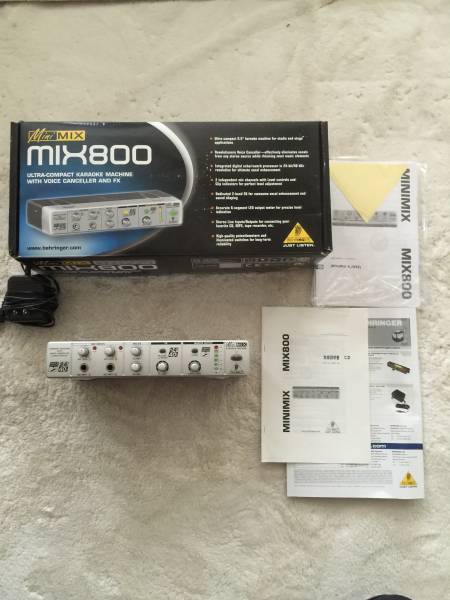 BEHRINGER-MIX800です。 全て揃っています！！