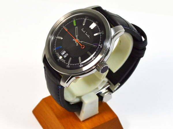 【美品】ポールスミス　ケンブリッジ　腕時計 電池交換済】Paul Smith ポールスミス 腕時計 ケンブリッジ 黒