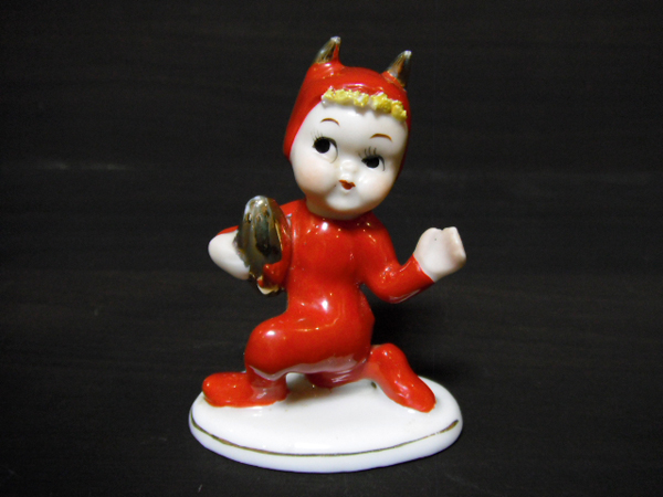 ビンテージ50s デビル 悪魔　Devil ミッドセンチュリー　サタン　レトロ デビル 悪魔 ミッドセンチュリー ビンテージ サタン 50s Japan レッド