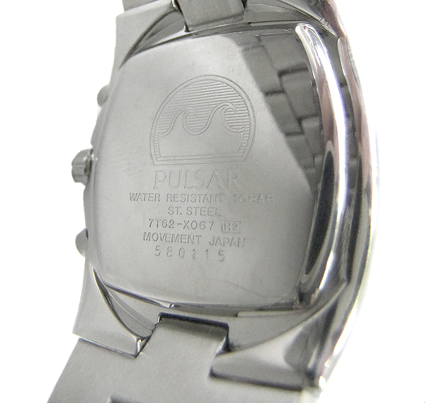 PULSAR パルサー 腕時計 クロノグラフ 7T62-X0067 100M 中古