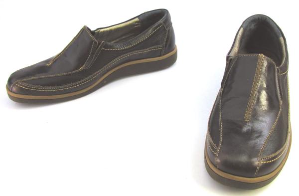 訳有ハッシュパピー*サイドゴアcombiスリッポンBR24.5～24S6641