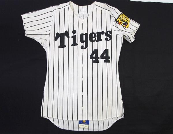 阪神 タイガース 関本賢太郎 44 当時もの 刺繍 ユニフォーム プロ野球 阪神タイガース 関本 賢太郎 支給ユニフォーム#44 実使用 2004年(実