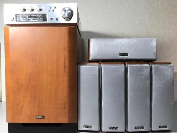 DENON デノン 5.1ch スピーカー セット ホームシアター 中古 家電、AV