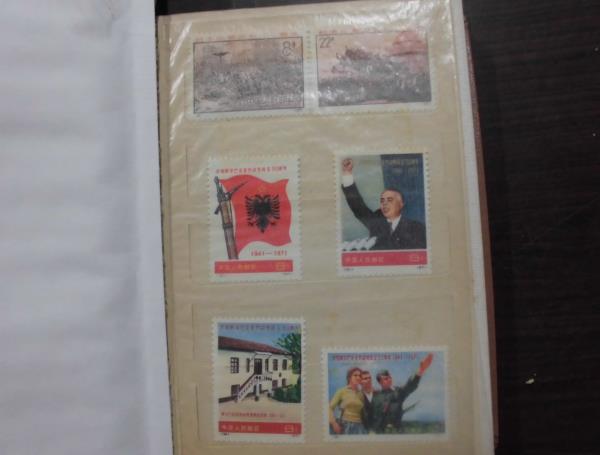 とDI-17/中国切手　中国人民　政　30周年100周年　6枚