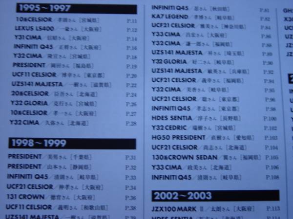VIP　CAR　X　10ｔｈ　ANNIV　1995-2005　ドレスアップ変遷