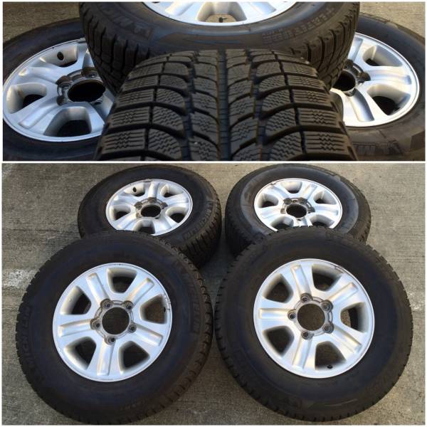 バリ山☆トヨタ純正17×8JJ スタッドレス タイヤ 275/65R17 4本
