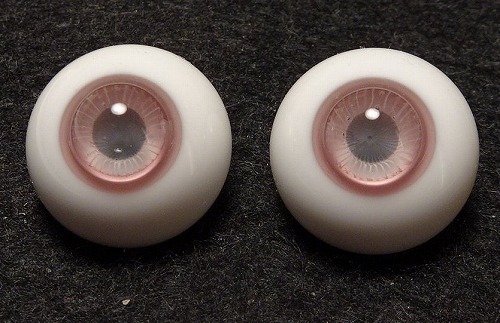 ★Silver★グラスアイ・9　ロゼグラデ１７㎜