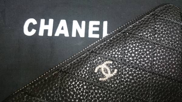 CHANELシャネル キャビアスキン ノベルティ 長財布 新品 CHANEL 【公式