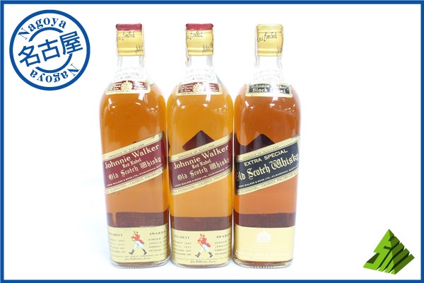 ◇注目! ウィスキー3本セット ジョニーウォーカー ブラック 等 E