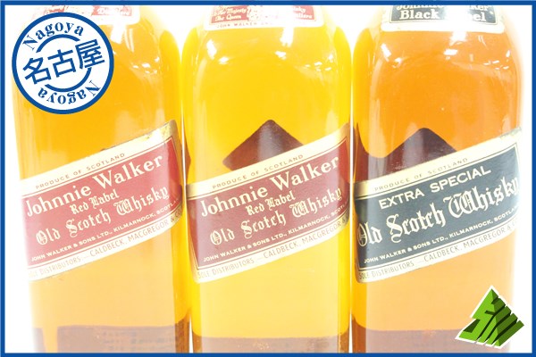 ◇注目! ウィスキー3本セット ジョニーウォーカー ブラック 等 E
