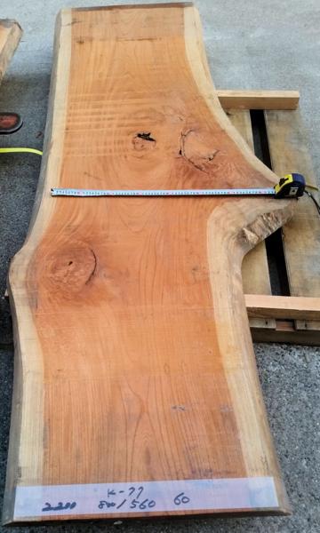 けやき 一枚板 欅 長さ約2200mm カウンターなどに[K77