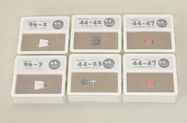 未使用保管品★COLUMBIA MICRO 44-42/47/23 96-2 交換針 6個★31