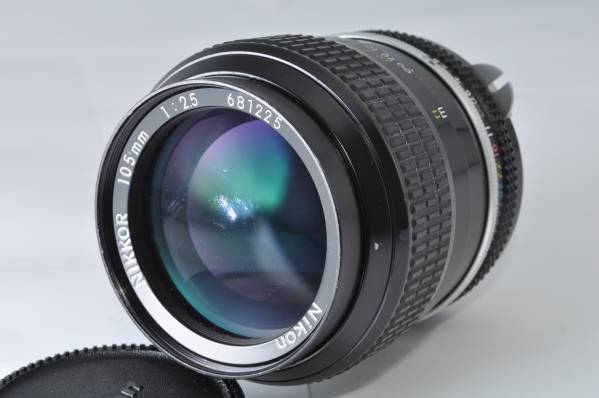 【美品完動】Nikon ニコン Nikkor Ai 105mm F2.5 ☆極上美品☆ニコン NIKON AI NIKKOR 105mm F2.5☆完動品☆#460