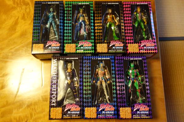 ★ジョジョの奇妙な冒険第6部 超像可動7体セット 新品・未開封