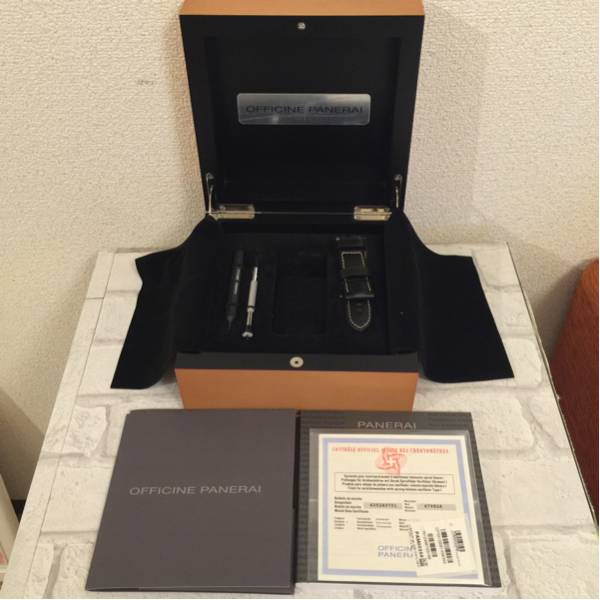 【中古】 PANERAI パネライ 時計 箱 非売品 Tシャツ 木箱 BOX