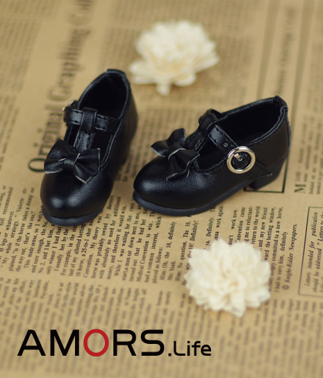 BJD人形用1/4MSDドール靴 リボンシューズ2
