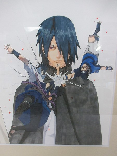 岸本斉史NARUTO展限定 高級複製原画ナルト&サスケ/グッズ[梱1.0] otk
