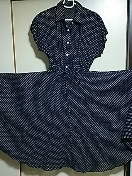 ヴィンテージ サーキュラーワンピース/50S ロカビリー レトロ(Mサイズ 