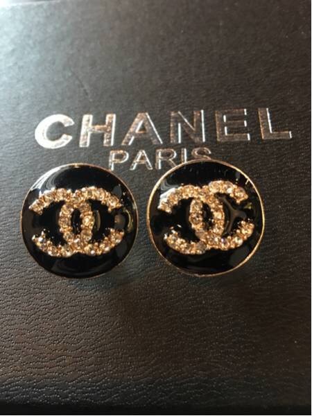 数量限定，格安 D シャネル ピアス ノベルティ CHANEL ピンクゴールド 黒