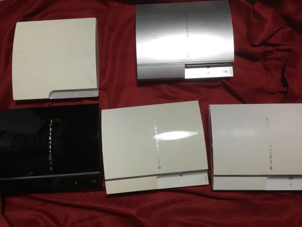 PS3 プレステ3 CECHL00 CECHH00 CECH3000A ジャンク 5台