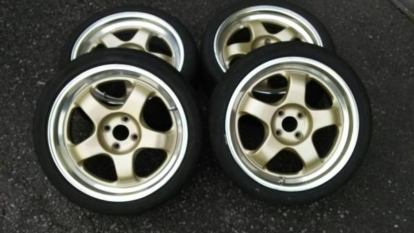 WORK MEISTER S1　17インチ　7j　PCD100　205/40R17　ゴールド