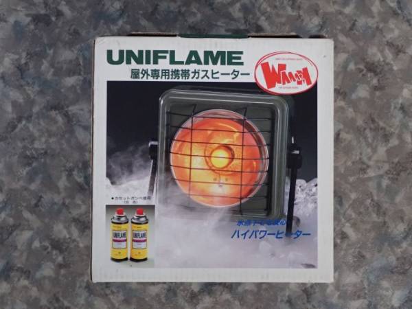 ユニフレーム ワーム 廃盤品 CB缶ガスストーブ 屋外用ガスヒーター