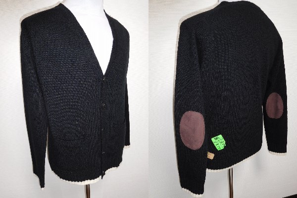 ＢＡＬ （バル） カーディガン 黒 Ｍ ワンポイントタグ