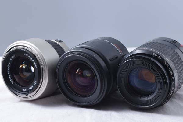 Canon キャノン用レンズ3本セット！！ カメラ、光学機器 家電、AV