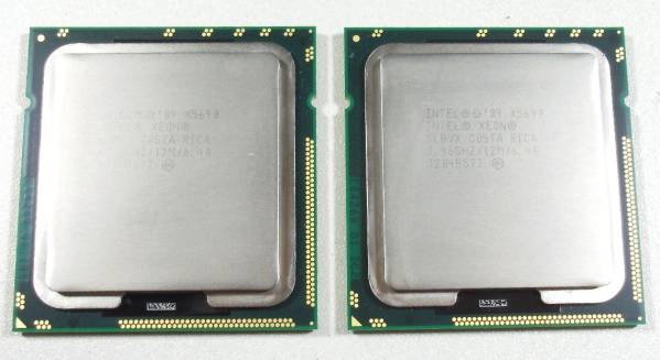 送料無料　Xeon X5690 (3.46GHz/6C/12T)　LGA1366　2個セット