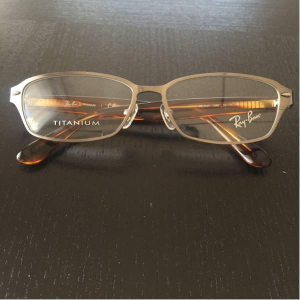 美品 Ray-Ban/レイバン メガネフレーム RB8707 1097 55□15 140 度入りレンズ付き チタン 眼鏡 めがね 札幌 アウトレットモノハウス平岸店 brand-sunglasshouse_rayb01-00552