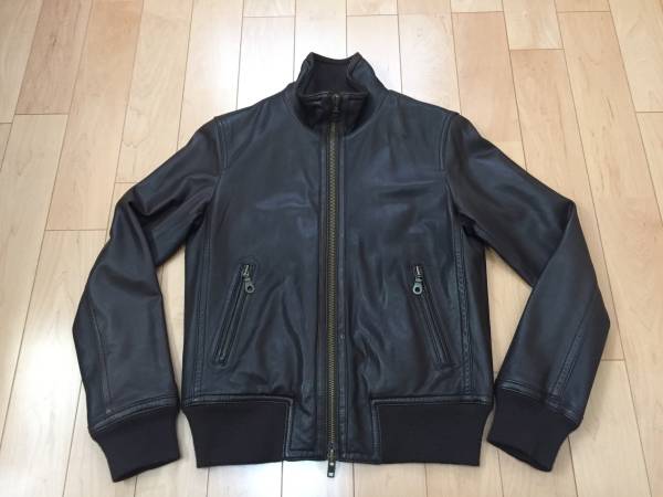 アーバンリサーチ レザージャケット ライダース 濃茶 美品