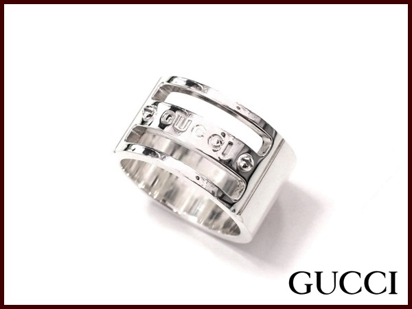 ◎１円～GUCCI☆シルバーリング　＃15