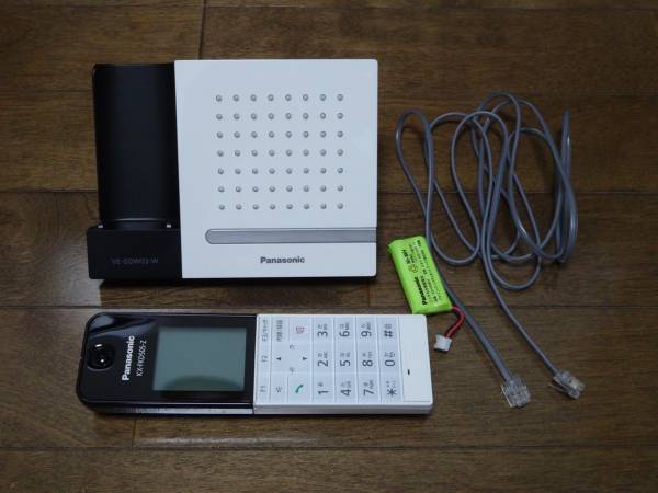 パナソニック コードレス電話機 VE-GDW03DL-W
