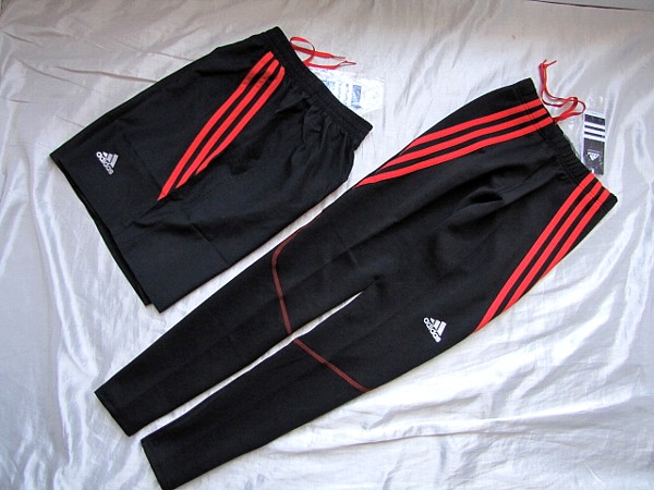adidas アディダス QUE ショーツ、タイツセット黒赤Ｍ★格安SALE