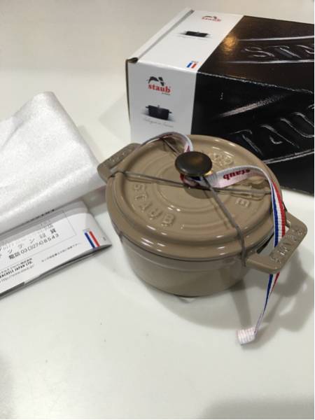 staubストウブ・ココット・限定リネン10㎝新品2個生産終了