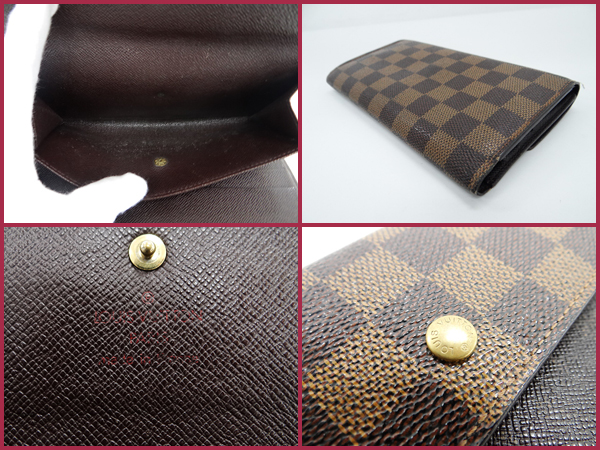 1円 本物 ヴィトン ダミエ ポルトフォイユインターナショナル