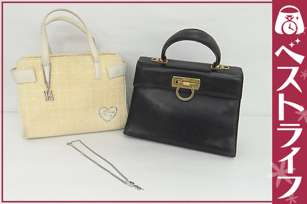 1円 本物 ディオール フェラガモ ガンチーニ バッグ等セット