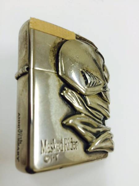 ★仮面ライダー 30周年記念 ZIPPO フェイスクラッシュ 未使用保管品！1号 ZIPPO 仮面ライダーフェイスクラッシュ No.1 30th MODEL 仮面ライダー
