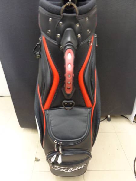 タイトリスト☆キャディバッグ CB923☆9型 BLACK/RED