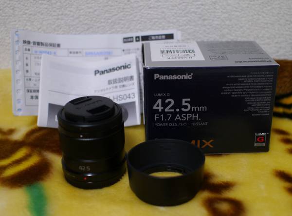 ★新同品★ LUMIX G 42.5mm/F1.7 ASPH./POWER O.I.S.