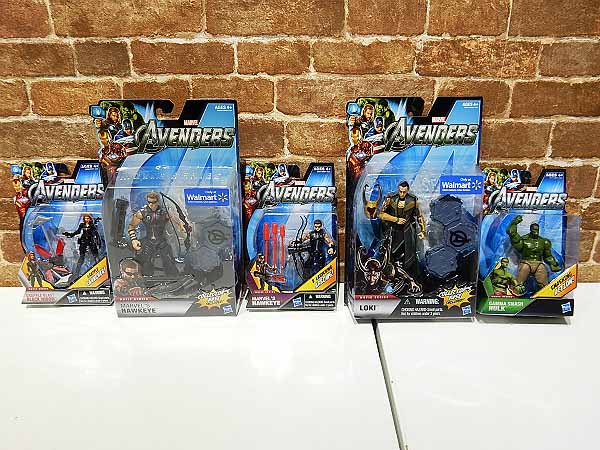売切 MARVEL アベンジャーズフィギュア4種set BlackWidowハルク xvpbvx